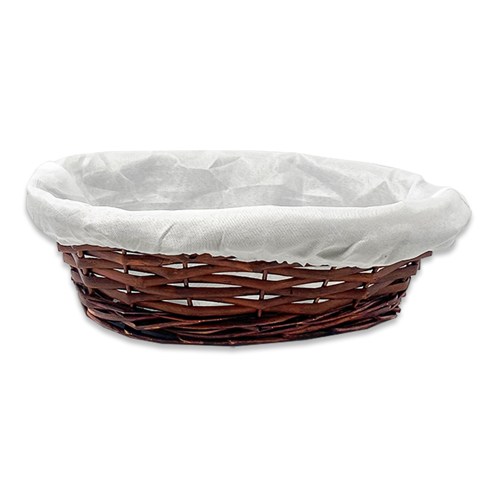 Savannah Medium Oval Utility with Cloth Liner Basket