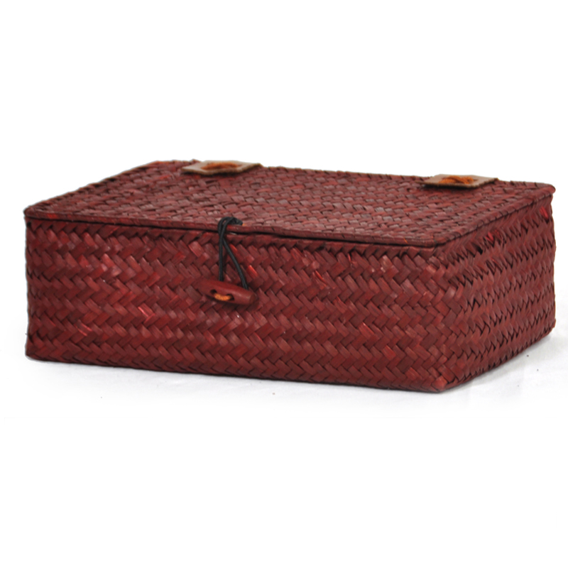 Alexa Keepsake Storage Box with Lid Small - Red 9in