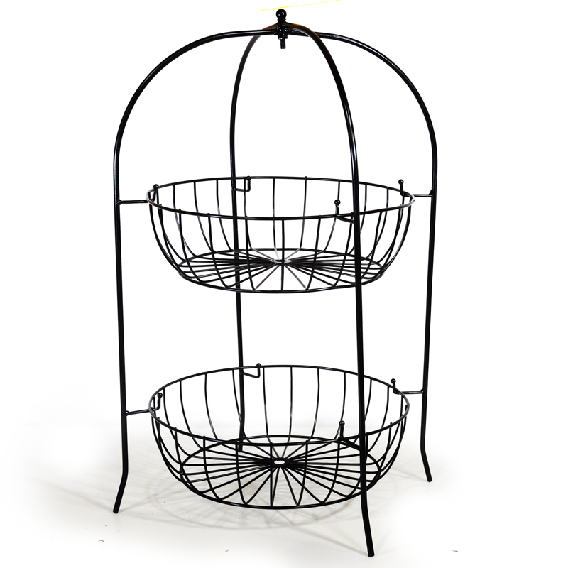Stella Countertop Double Round Wire Stack Display 10in