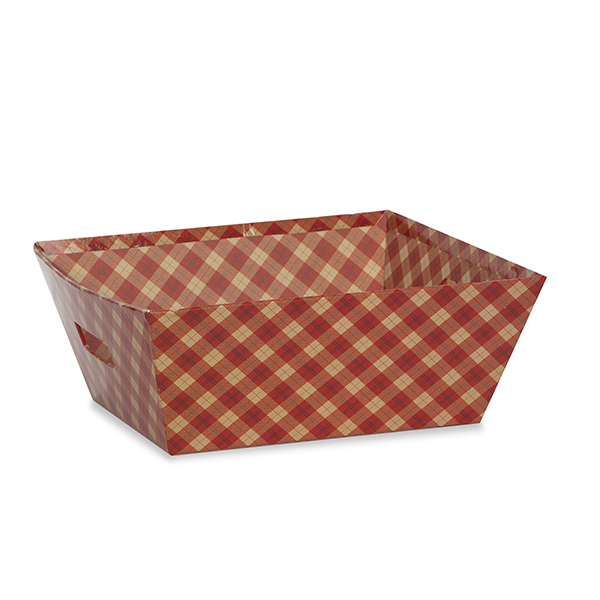 Gift Utility Square Tray - Holiday 8in