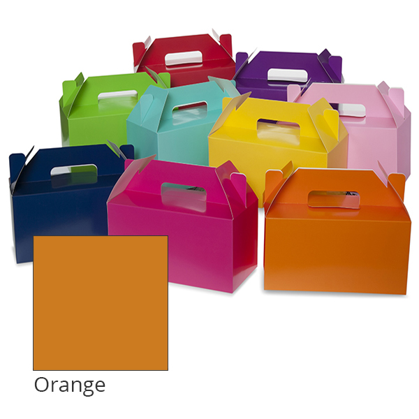 Small Colors Gable Box 9in- Orange
