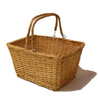 Willow Shopper with Folding Handle