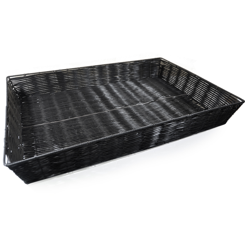Rectangular Synthetic Wicker Tray Extra Large The Lucky