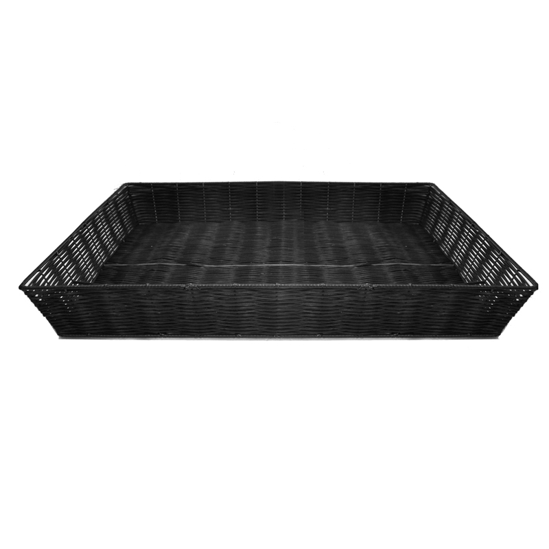 Rectangular Synthetic Wicker Tray - Extra Large 25in