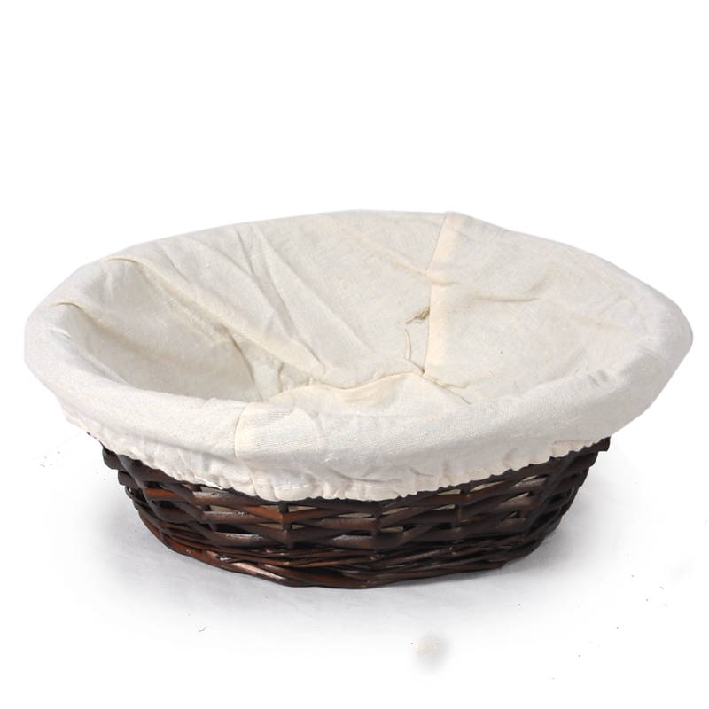 Savannah Large Round Utility with Cloth Liner Baskets 10in