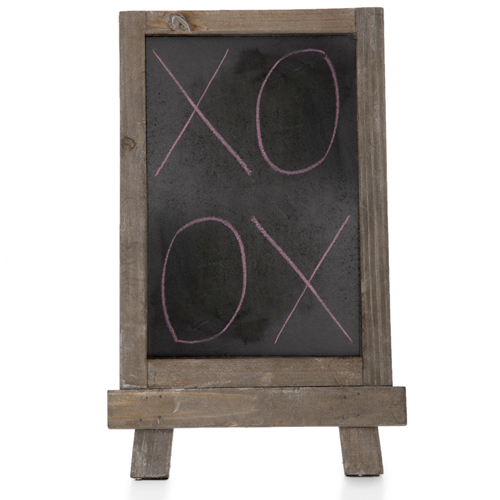 Wooden Chalkboard with Easel - Small