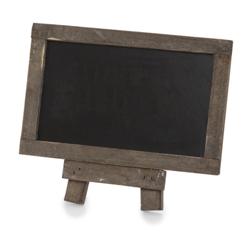 Mini Wooden Chalkboard with Easel