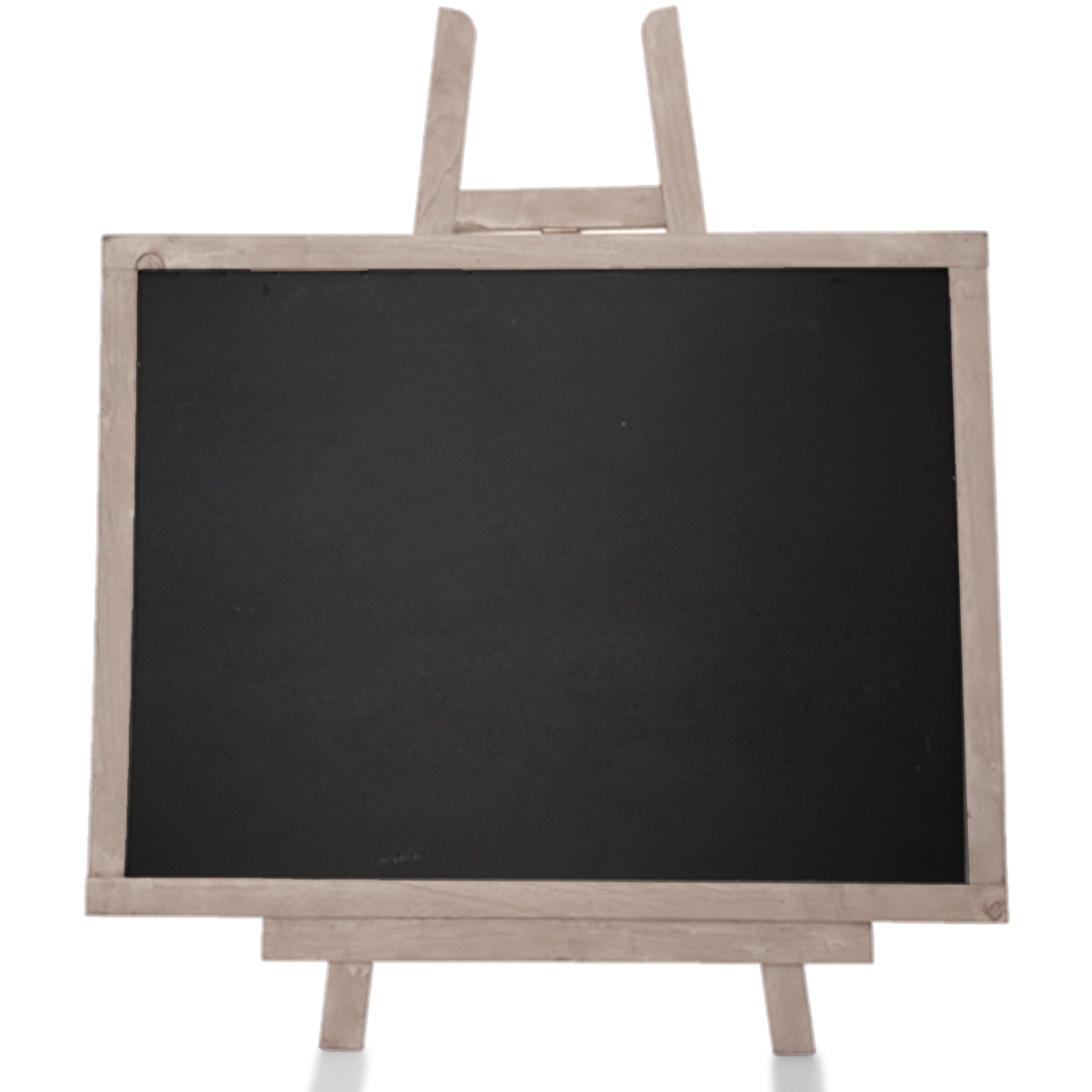 Wooden Chalkboard with Easel - Large 16in- Light Grey Wash