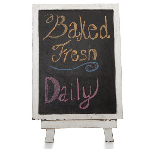 Wooden Chalkboard with Easel - Medium 10in