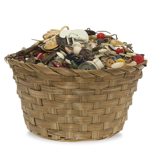 Round Bamboo Utility Basket - 8in