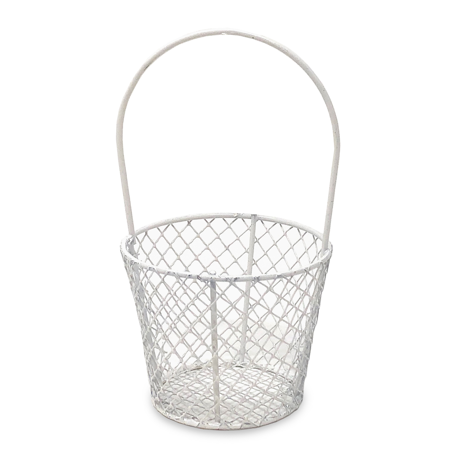 Stella Mini Wire Bucket Basket with Fixed Handle 2in