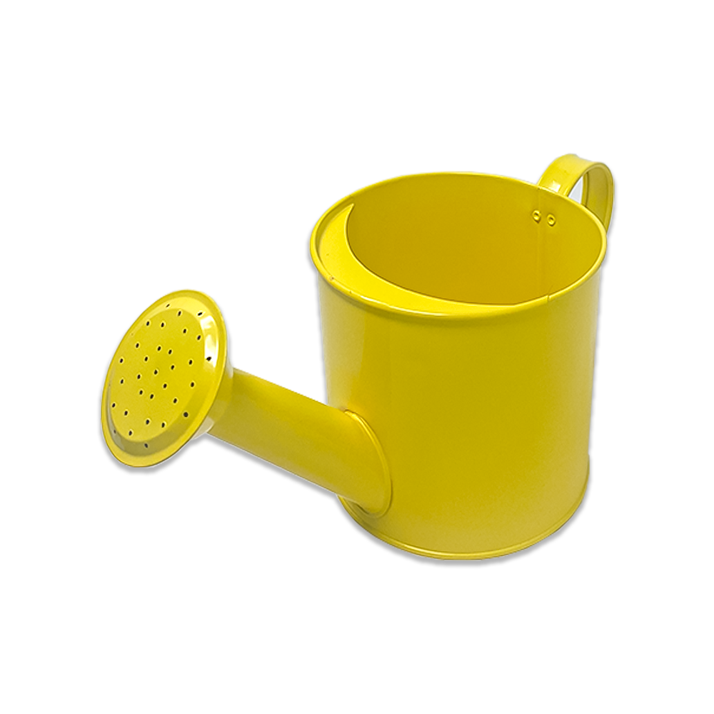 Small Round Watering Can 5in - Yellow