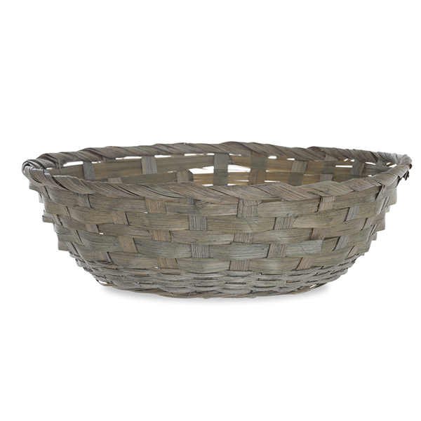 Round Bamboo Utility Tray Basket - 10in