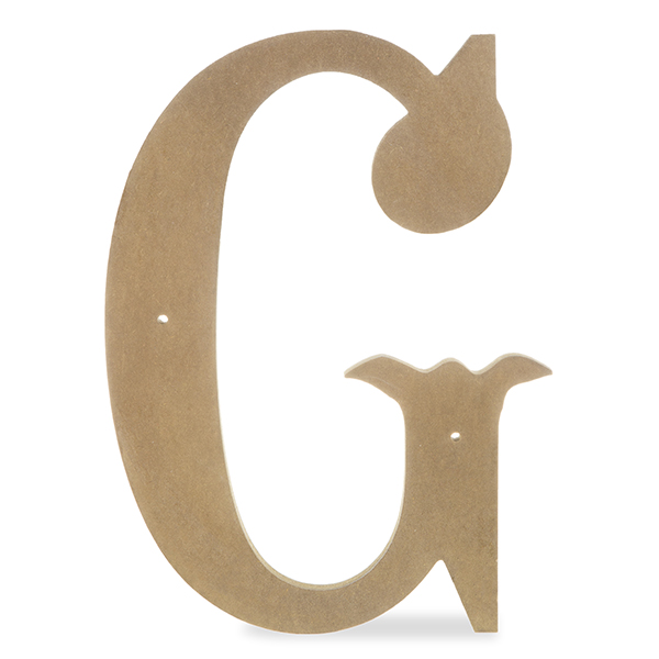 Wood Decorative Letter - Antique Gold 24in
