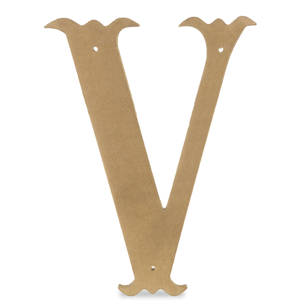Wood Decorative Letter - Antique Gold 24in