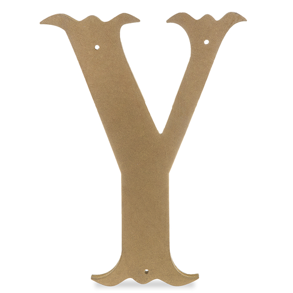 Wood Decorative Letter - Antique Gold 14in